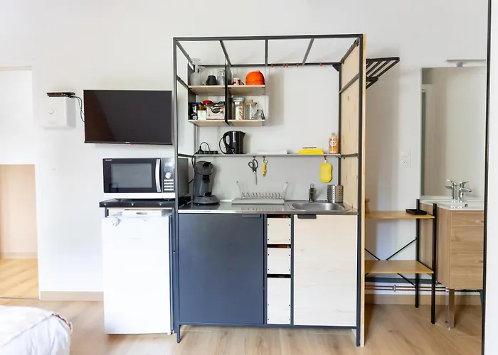 Апартаменты Studio A La Campagne Saint-Martin-le-Gaillard