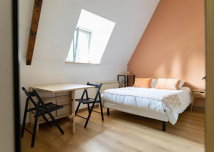 Апартаменты Studio A La Campagne Saint-Martin-le-Gaillard